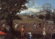 Nicolas Poussin The Summer  Ruth and Boaz oil painting artist
